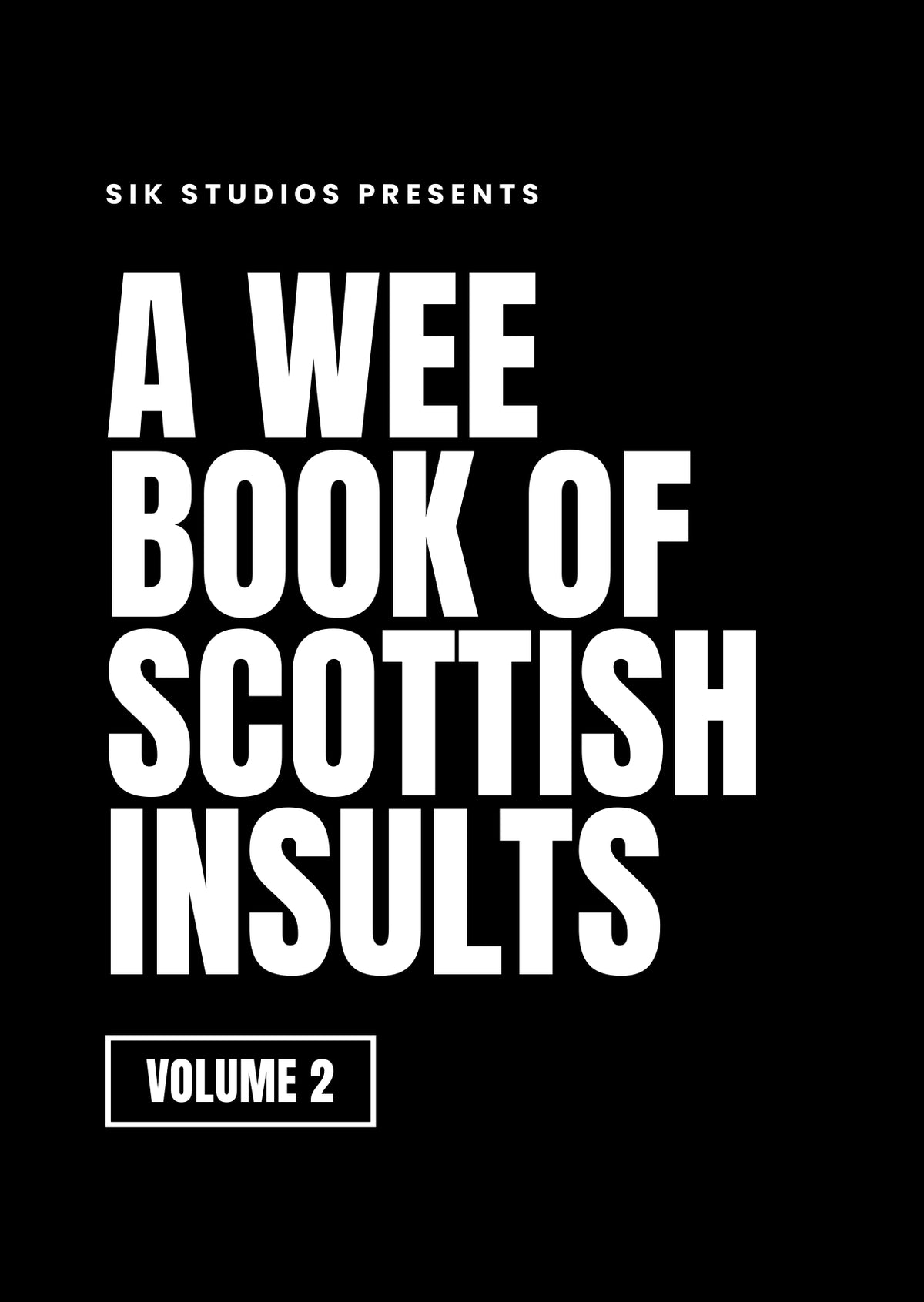 A Wee Book of Scottish Insults Volume 2 cover